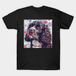 Retro American Water Spaniel: Pastel Pup Revival T-Shirt